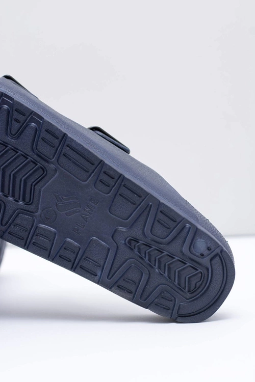 Męskie Granatowe Ogrodowe Lekkie Klapki