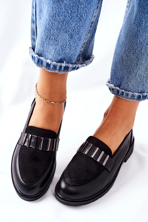 Damskie Półbuty Czarne Montius