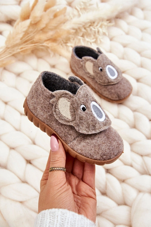 Dziecięce Papcie Befado Koala 620P002 Beżowe