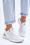 Damskie Lekkie Buty Sportowe Memory Foam System Big Star LL274297 Białe
