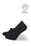 Damskie Skarpetki Microstopki Bawełniane Gładkie Czarne