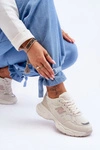 Modne Damskie Buty Sportowe Z Siateczką Beżowe Venice