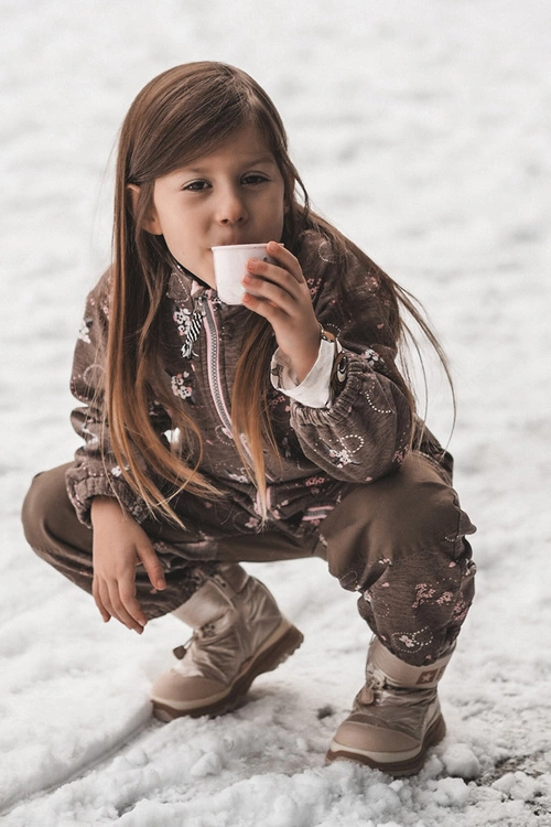 Śniegowce Dziecięce Ocieplane Na Suwak Beżowe Big Star MM374197