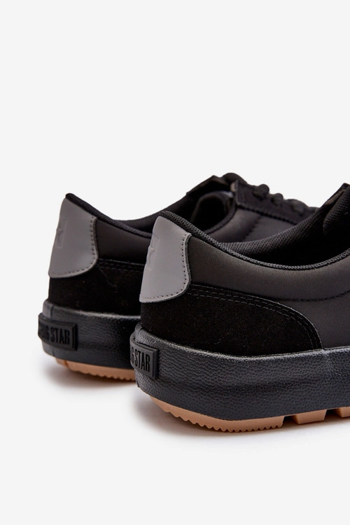 Niskie Buty Sportowem Męskie Big Star NN174118 Czarne