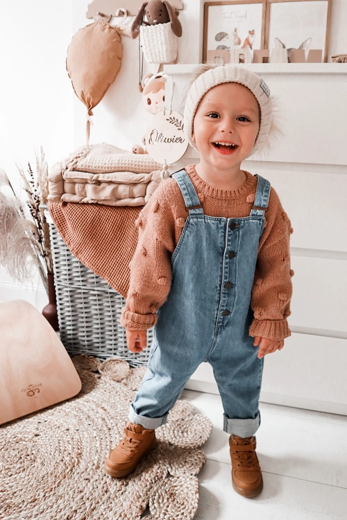 Dziecięce Wysokie Ocieplane Buty Sportowe Camel Clafi