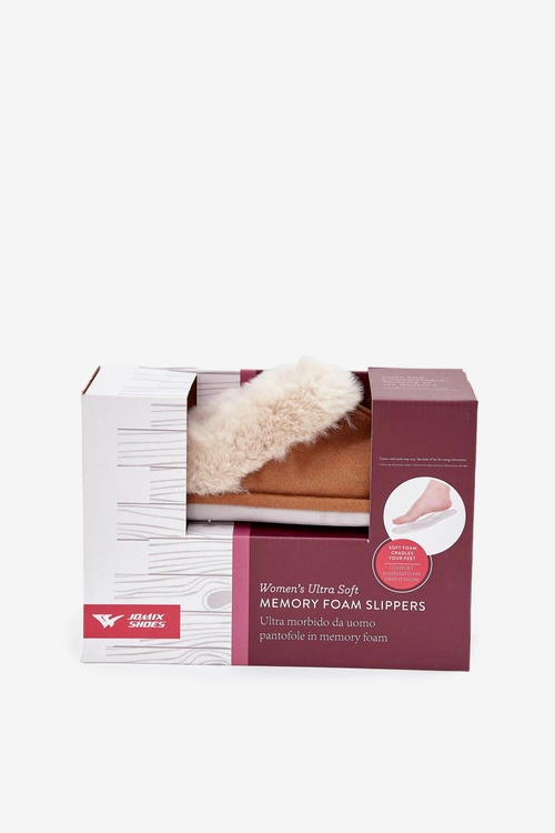 Kapcie Damskie Z Futerkiem Camel Delissa