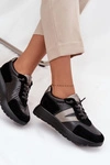 Sneakersy Damskie Na Platformie Vinceza 58561 Czarne