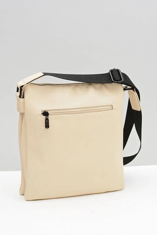 Nobo Damska Średnia Beżowa Torebka Listonoszka