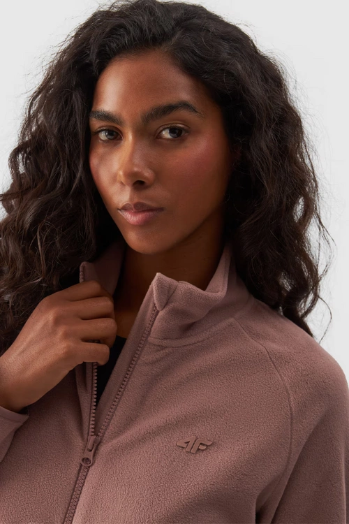 Polar Damski Regular Ze Stójką 4F 4FWMM00TFLEF294-83S Beżowy