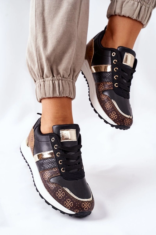 Sportowe Buty Sneakersy Czarne Next