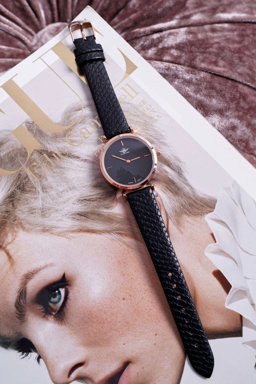 Damski Zegarek Michael John Czarny Snake Glami