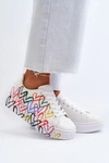 Damskie Sneakersy Z Sercami Białe Claral