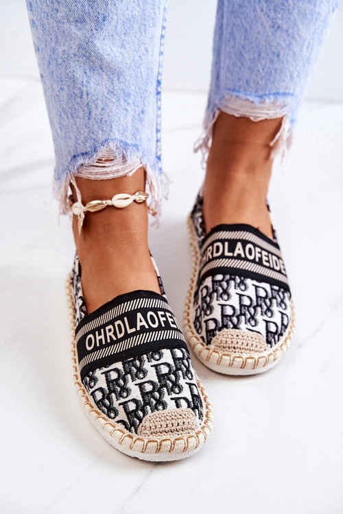 Klasyczne Espadryle Czarne Warm Time
