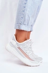 Damskie Sportowe Buty Lekkie Przewiewne Srebrne Lumiere
