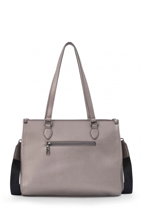 Klasyczna Torebka Shopperka NOBO N1530-C025 Srebrna