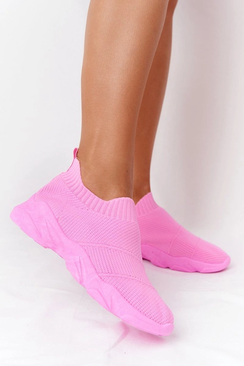 Damskie Sportowe Buty Slip-on Fuksja Yoga Class