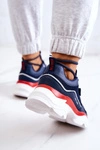 Damskie Buty Sportowe Big Star JJ274A117 Granatowe