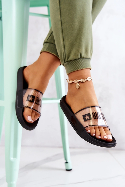 Klapki Damskie Big Star JJ274639 Czarne