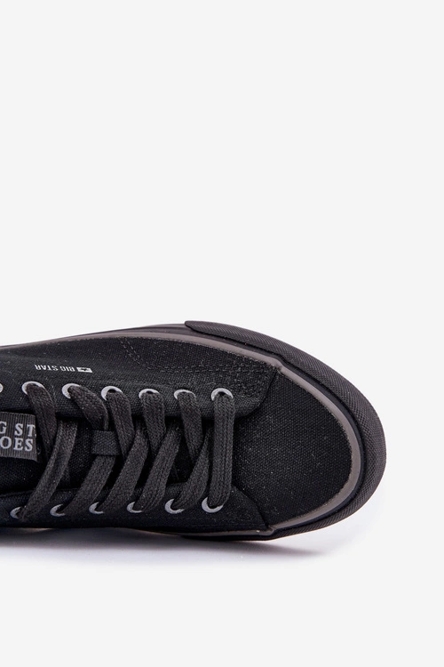 Niskie Trampki Męskie Big Star NN174018 Czarne