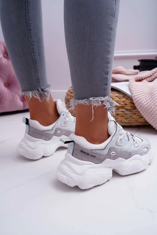 Damskie Sportowe Obuwie Big Star by Daniel Lopez Białe FF274430