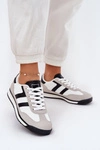 Niskie Sneakersy Damskie Białe Rulaana