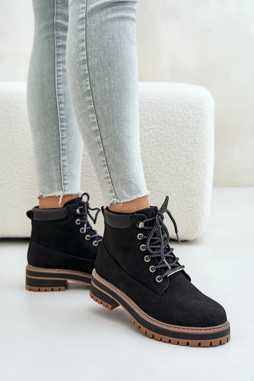 Trapery Damskie Ocieplane Big Star OO274A290 Czarne