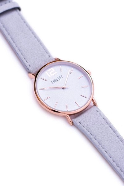 Damski Szary Zegarek Ernest Różowo Złota Koperta Miami