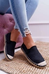 Espadryle Damskie Cross Jeans Czarne DD2R4106