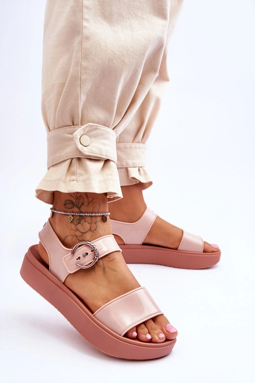 Pachnące Hipoalergiczne Sandały ZAXY JJ285242 Nude