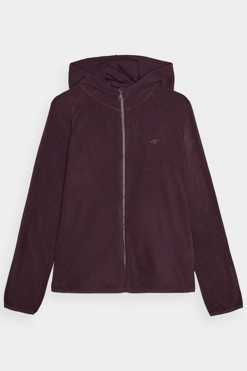 Polar Z Kapturem Regular Damski 4F 4FWMM00TFLEF291-50S Fioletowy