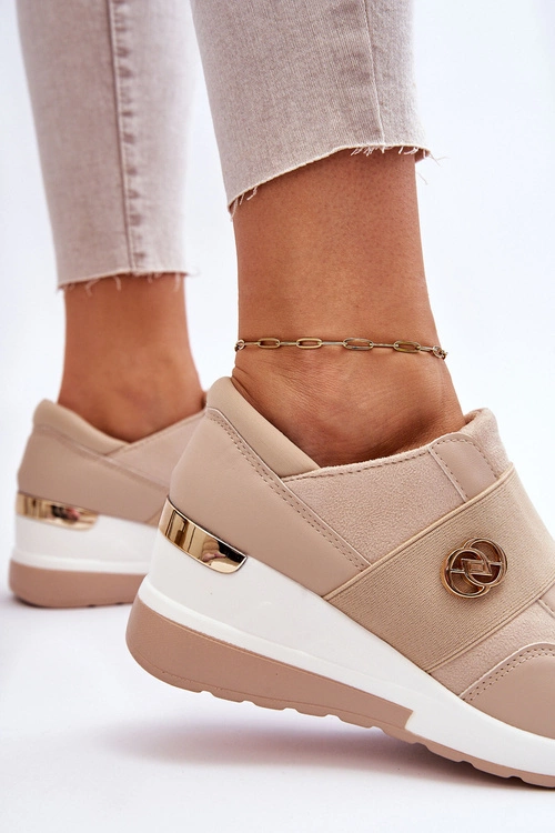 Damskie Wsuwane Buty Sportowe Beżowe Jonas