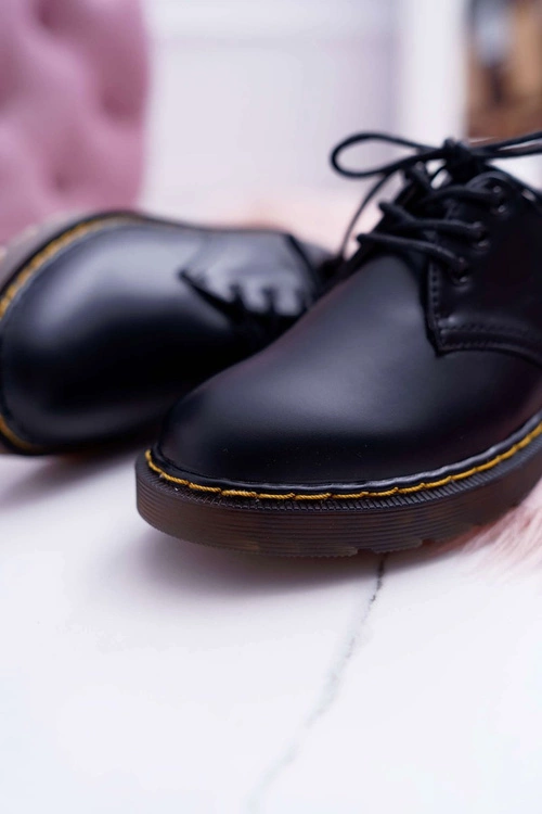 Damskie Półbuty Czarne Martin