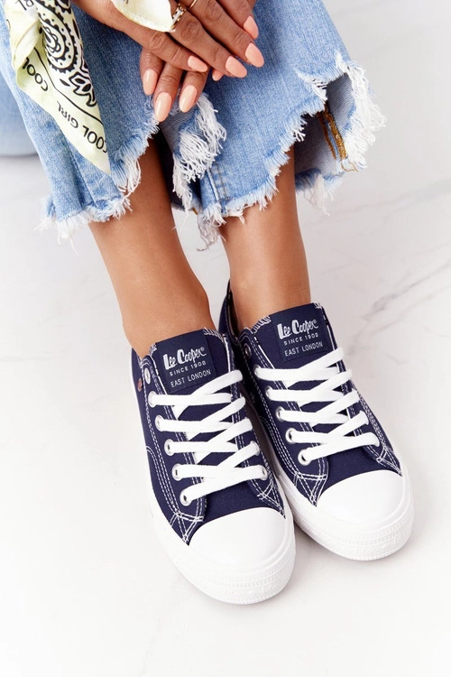 Damskie Trampki Lee Cooper LCW-21-31-0095L Granatowe