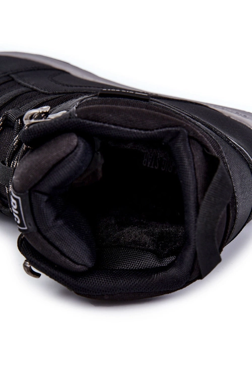 Męskie Buty Trekkingowe Ocieplane Big Star KK174371 Czarne