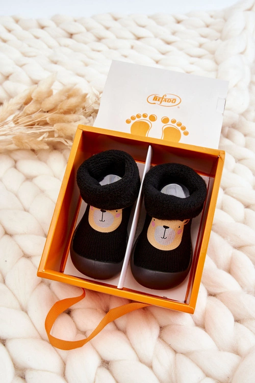 Dziecięce Papcie Niechodki Befado 002P023 Czarne