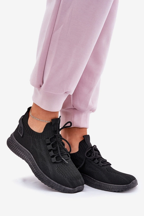 Wsuwane Buty Sportowe Damskie Czarne Galdia