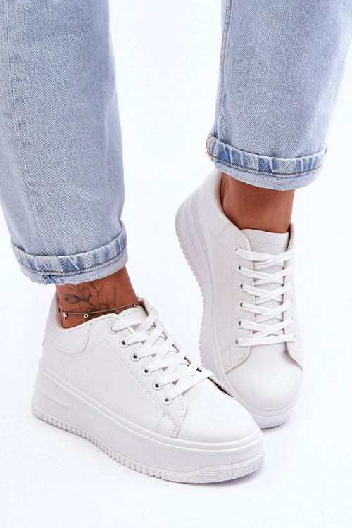 Damskie Klasyczne Buty Sportowe Białe Night Trip