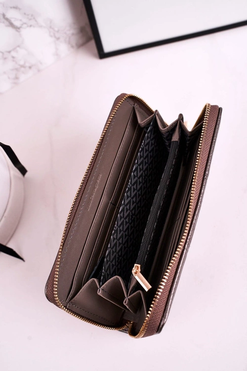 Duży Portfel Damski Lulu Castagnette Srebrny