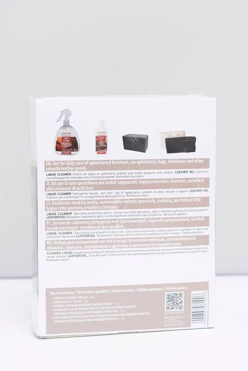 Coccine Zestaw Do Pielęgnacji Mebli i Wyrobów Skórzanych Leather Care Kit