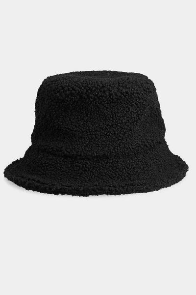 Kapelusz BUCKET HAT Pluszowy Damski 4F 4FAW23ACAPF283-20S Czarny