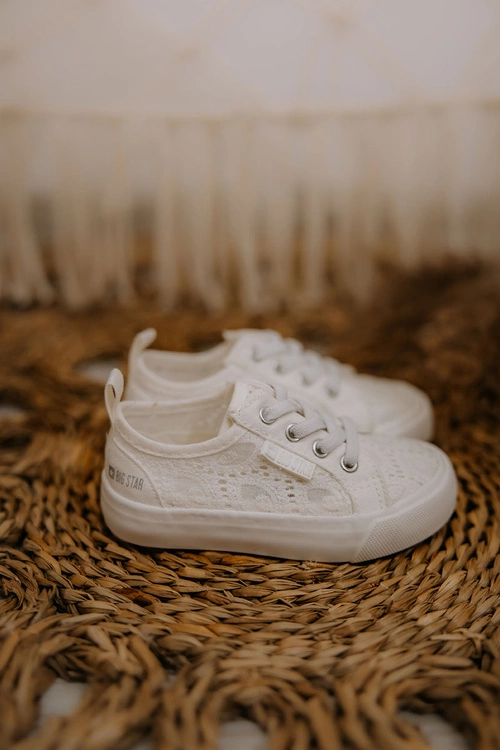 Trampki Ażurowe Big Star JJ374020 Białe