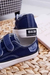 Dziecięce Trampki Na Rzepy Big Star FF374064 Granatowe