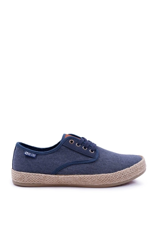 Trampki Męskie Espadryle Big Star Granatowe DD174174