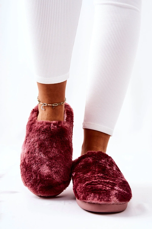 Papcie Ocieplane Futrzane Różowe Mecy