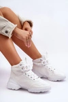 Buty Sportowe Damskie Zamszowe Z Łańcuchem Białe Tymagio