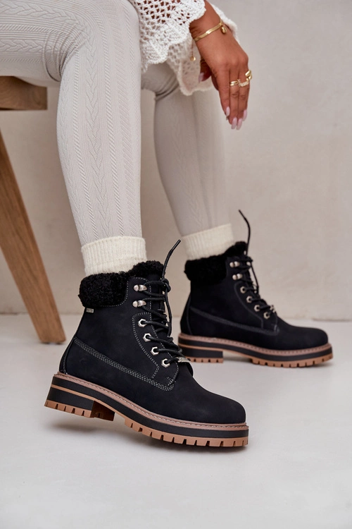 Ocieplane Trapery Damskie Big Star OO274A287 Czarne