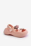 Lekkie Piankowe Klapki Dziecięce Z Ozdobami Różowe Ifrana