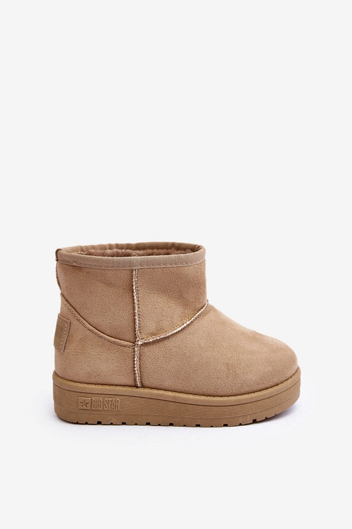 Dziecięce Śniegowce Ocieplane Beżowe Big Star MM374056