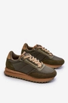 Sneakersy Męskie Memory Foam System Big Star NN174325 Khaki