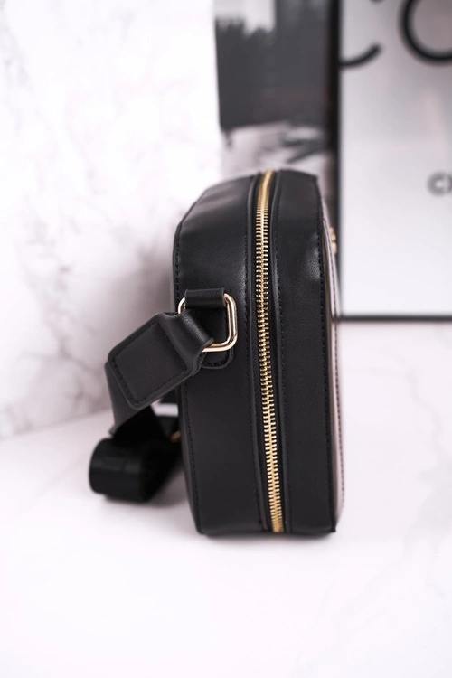 Torebka Listonoszka MONNARI BAG4220-019 Czarna Złota